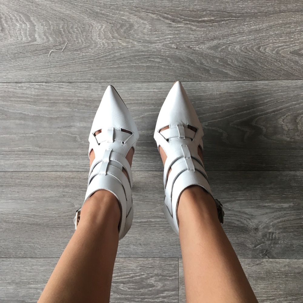Shoemint White Heels - Picture 3 of 8